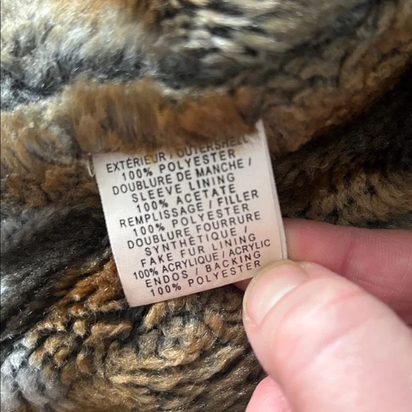 Vintage Hilary Radley with Faux Fur Lining Trench/Over Coat. Size 8 - Picture 9 of 11